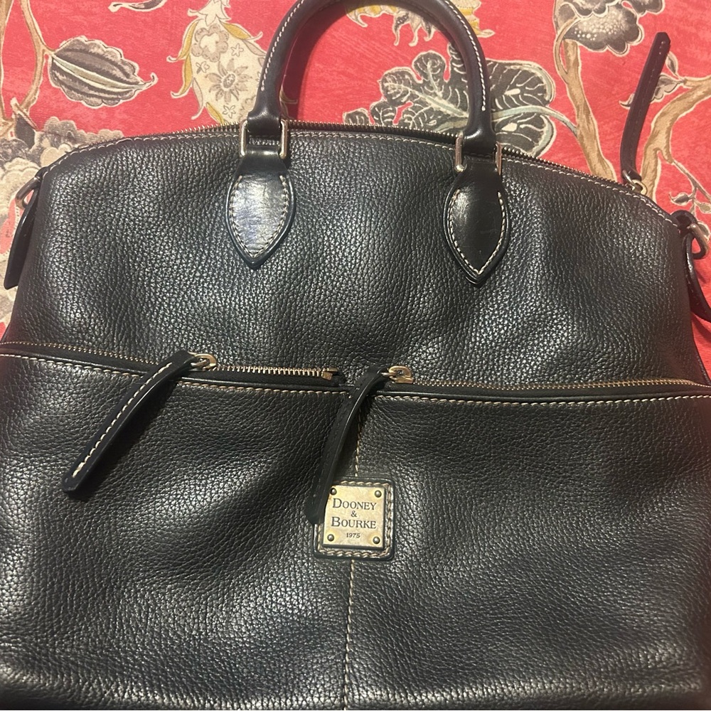 Dooney & Bourke Black Leather Satchel